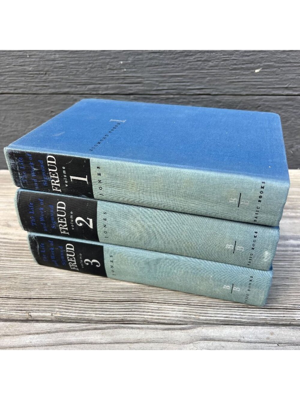 The Life and Work of Sigmund Freud, 3 Volume Set, First Editions